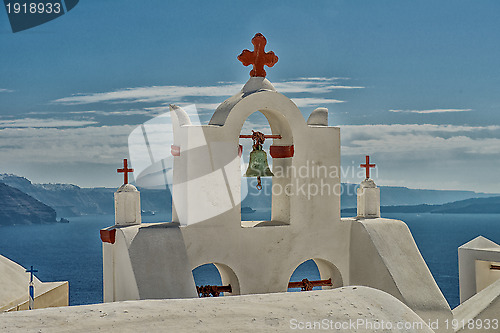 Image of Santorini church