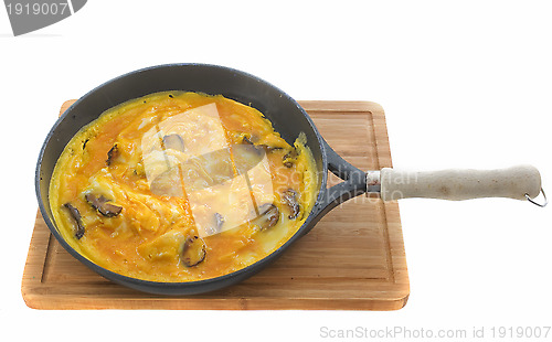 Image of mushrooms omelet