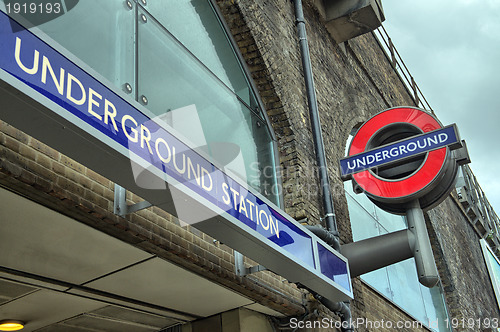Image of LONDON - SEP 27: Underground  tube station in London on Septembe