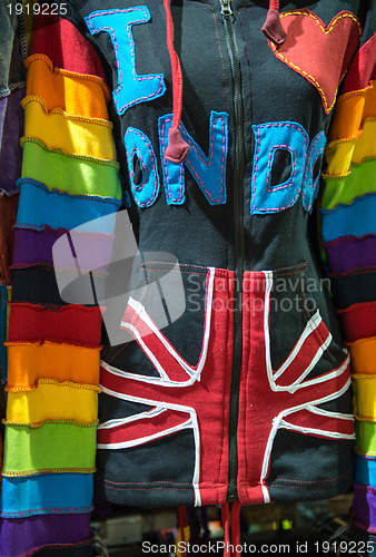 Image of Sweatshirt in a London Market, Camden Town
