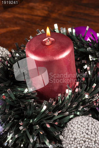 Image of Christmas candle