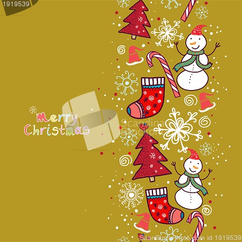 Image of Christmas background with place for your text