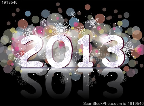 Image of New year 2013 (two thousand and thirteen