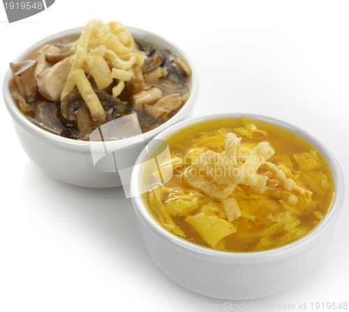 Image of Egg Drop And Hot and Sour Soups