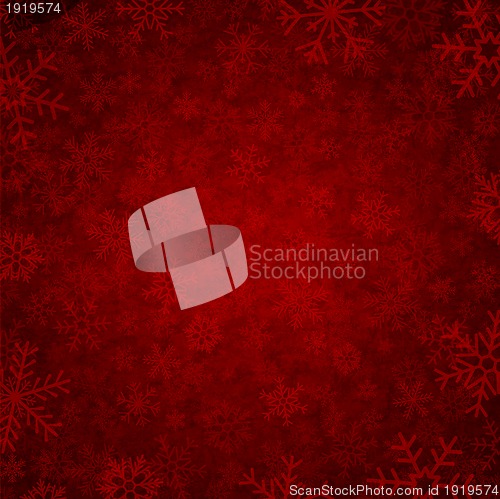 Image of red winter background