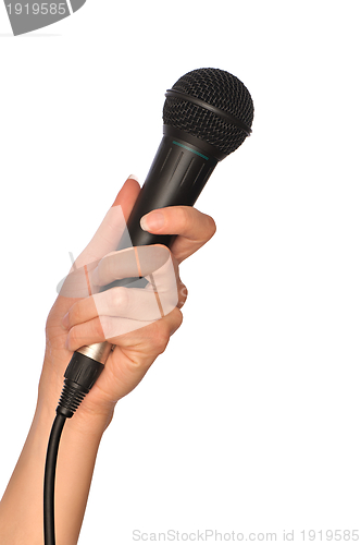 Image of black microphone