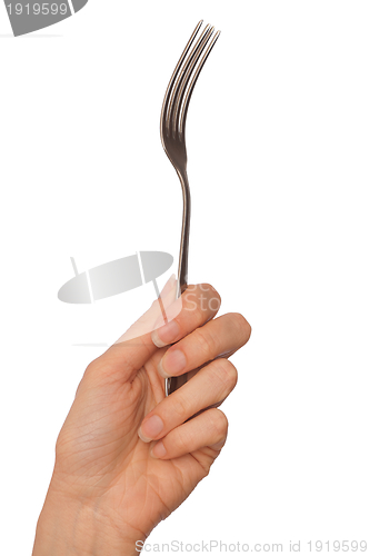 Image of holding fork