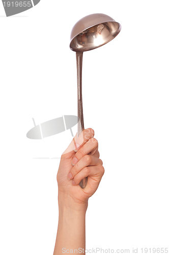 Image of holding ladle