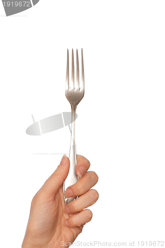 Image of holding fork