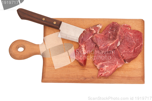 Image of Slices of the meat