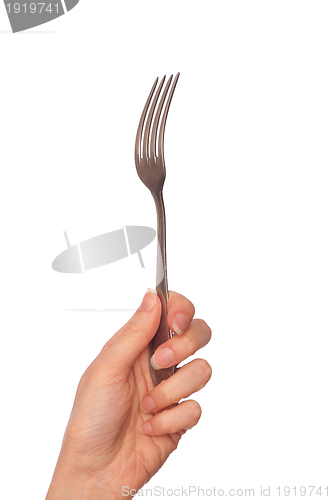 Image of holding fork