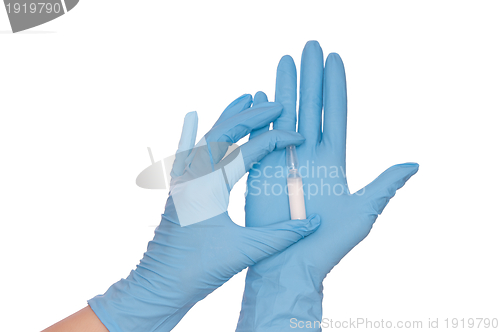 Image of ampule for making a vaccination