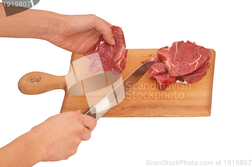 Image of Slices of the meat