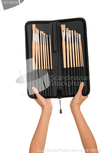 Image of Set of brushes