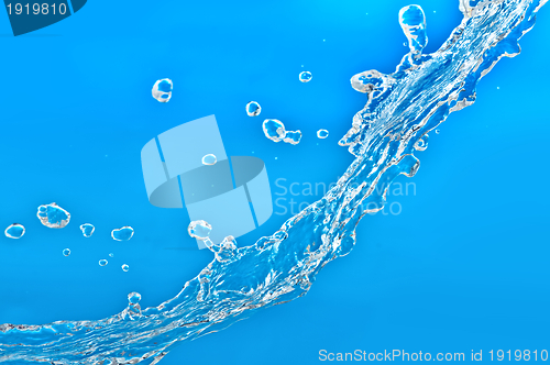 Image of tropical splashing water