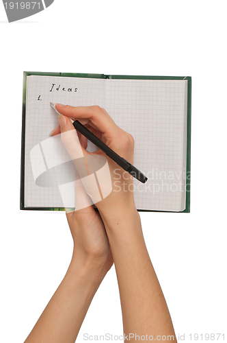 Image of writes ideas