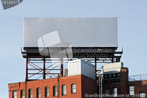 Image of Empty Urban Billboard
