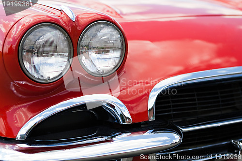 Image of Vintage Sports Car Headlights