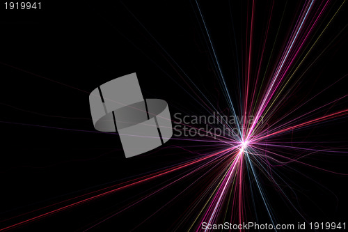 Image of Starburst Light Trails Fractal