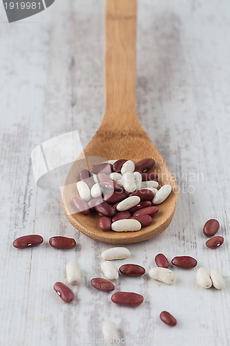 Image of Red and white beans