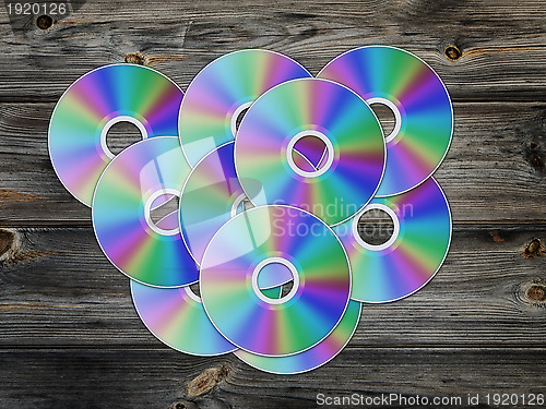 Image of cd disks