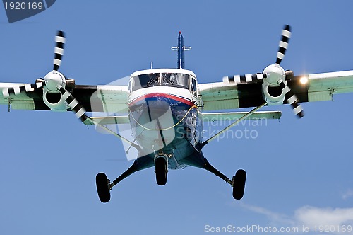 Image of Turboprop passenger airplane.