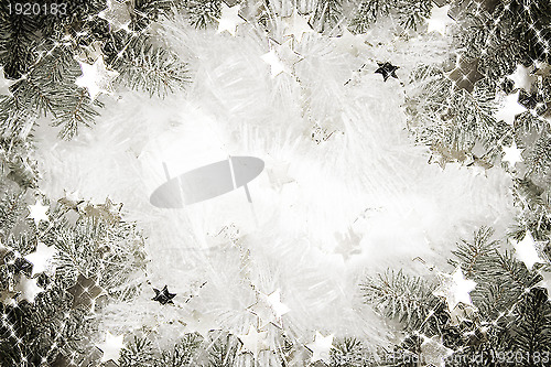 Image of Silver stars background