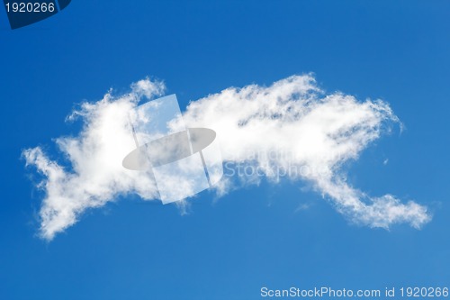 Image of Blue sky with clouds