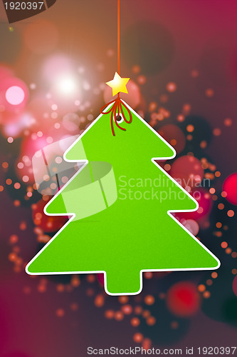 Image of christmas tree background