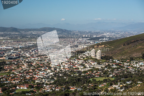 Image of Aerial view of Cape Town