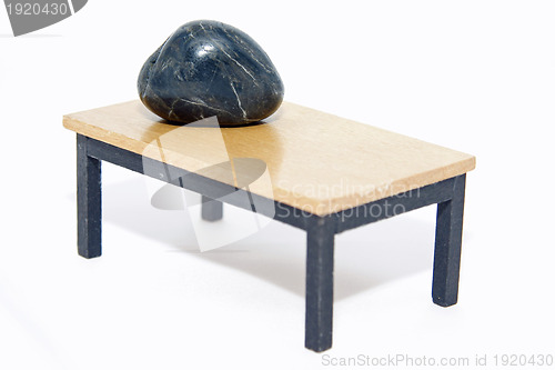 Image of Stone on a table