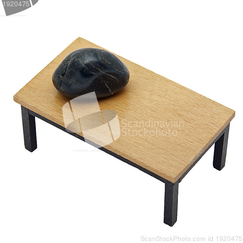 Image of Stone on a table