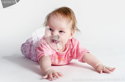 Image of adorable little baby girl