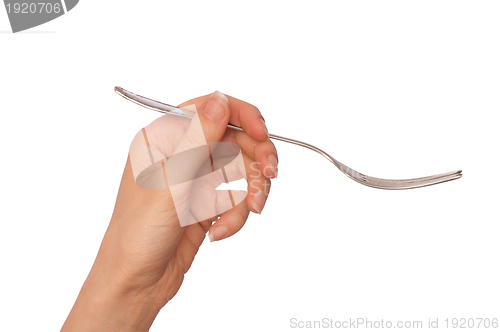 Image of holding fork