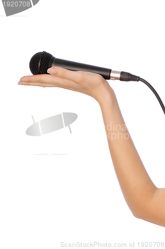 Image of black microphone