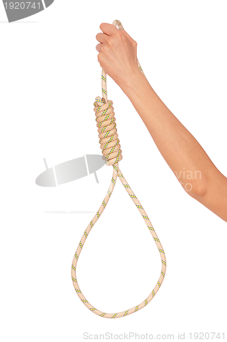 Image of suicide with rope
