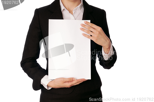 Image of white blank paper