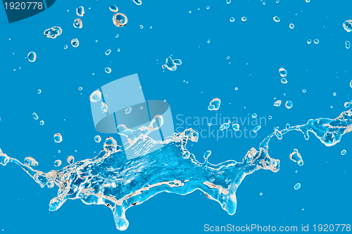 Image of tropical splashing water