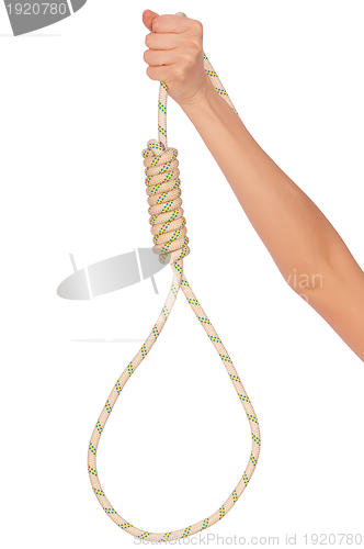 Image of suicide with rope