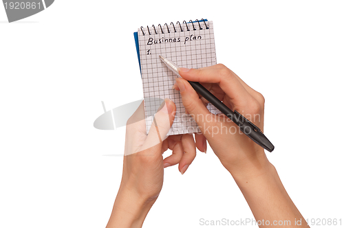 Image of writes business plan