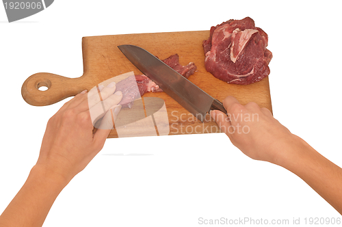 Image of Slices of the meat