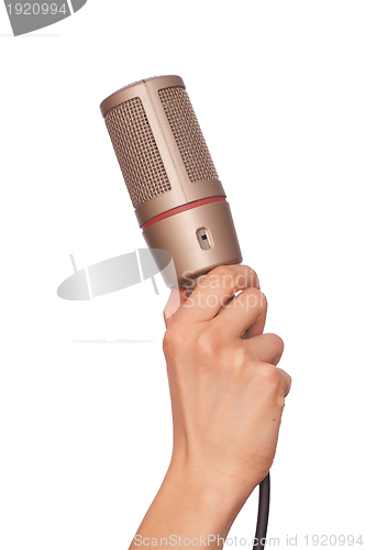 Image of big microphone