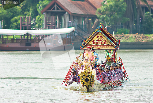 Image of Royal Barge Procession, Bangkok 2012