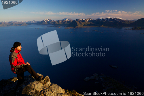 Image of Picturesque summit in Norway