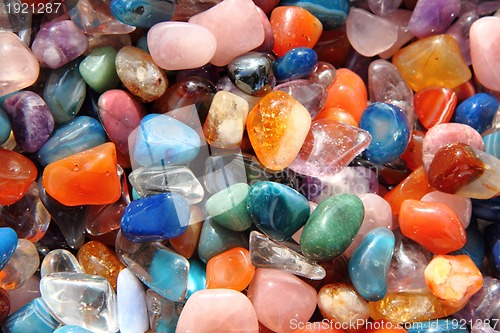 Image of gemstones background