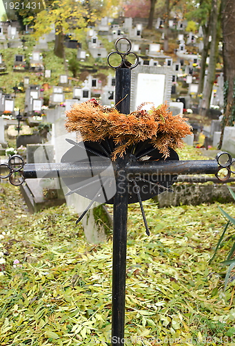 Image of old metal cross
