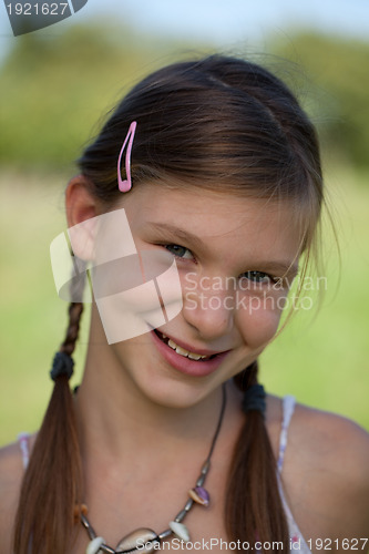 Image of Smiling young girl