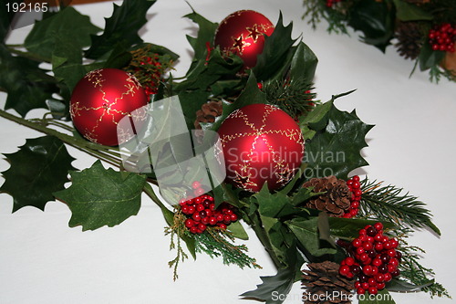 Image of Christmas twig with decoration