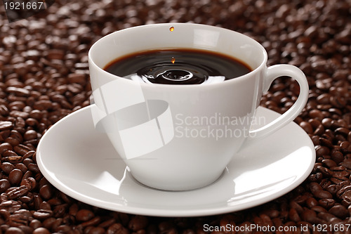 Image of Coffee with drops