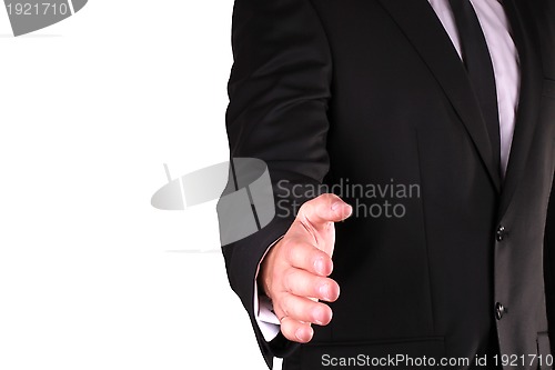 Image of Businessman hand